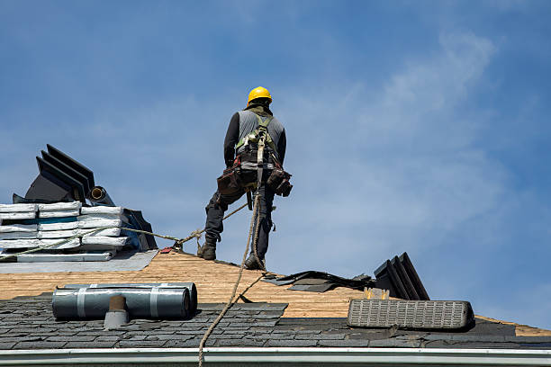 Professional Metal Roofing technician working in Nathalie, VA